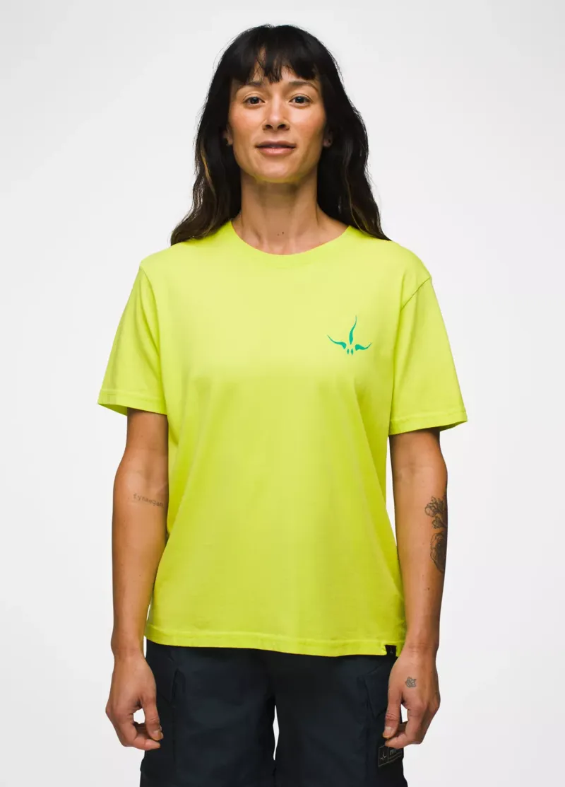 prAna Heritage Graphic SS Tee in Bright Lichen-4