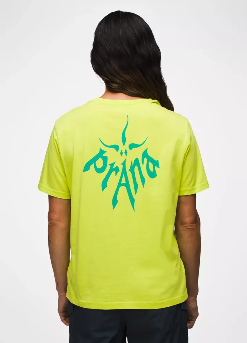 prAna Heritage Graphic SS Tee in Bright Lichen-6