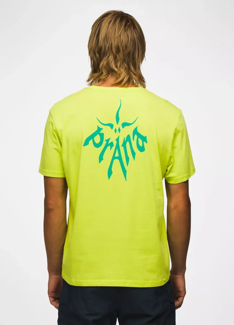 prAna Heritage Graphic SS Tee in Bright Lichen-7
