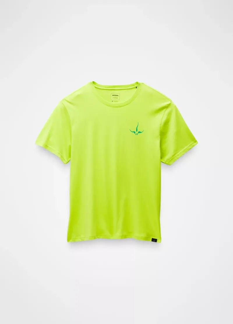 prAna Heritage Graphic SS Tee in Bright Lichen-3