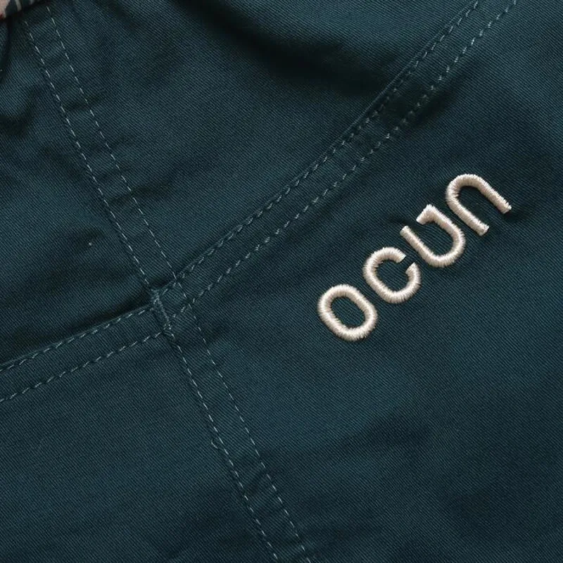 Ocun Sansa Women's Climbing Short in Green Deep Teal-5