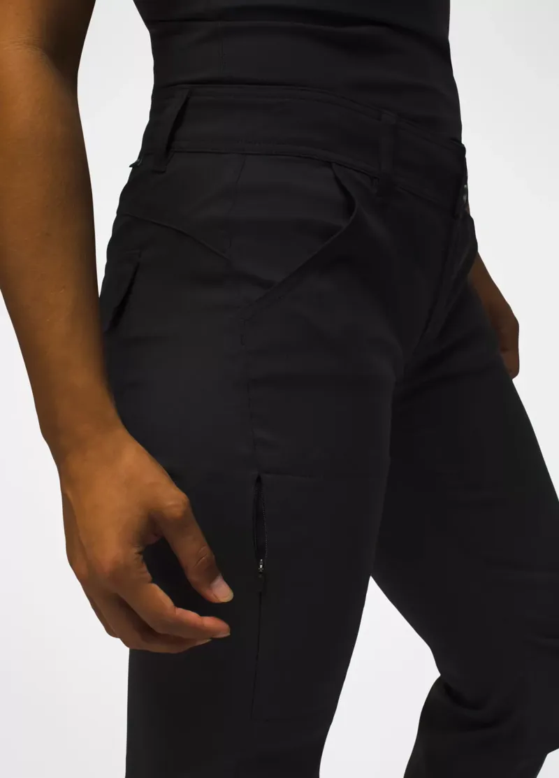 prAna Halle Straight Pant Women's Climbing Trouser in Black-3