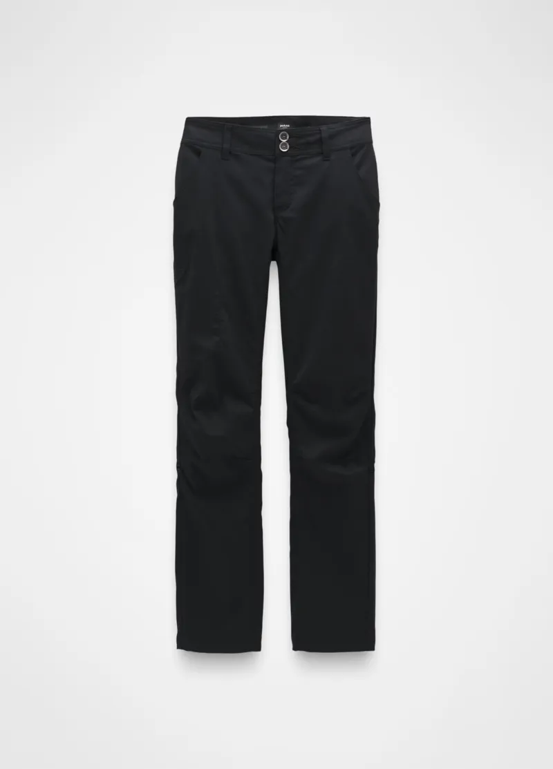 prAna Halle Straight Pant Women's Climbing Trouser in Black-4