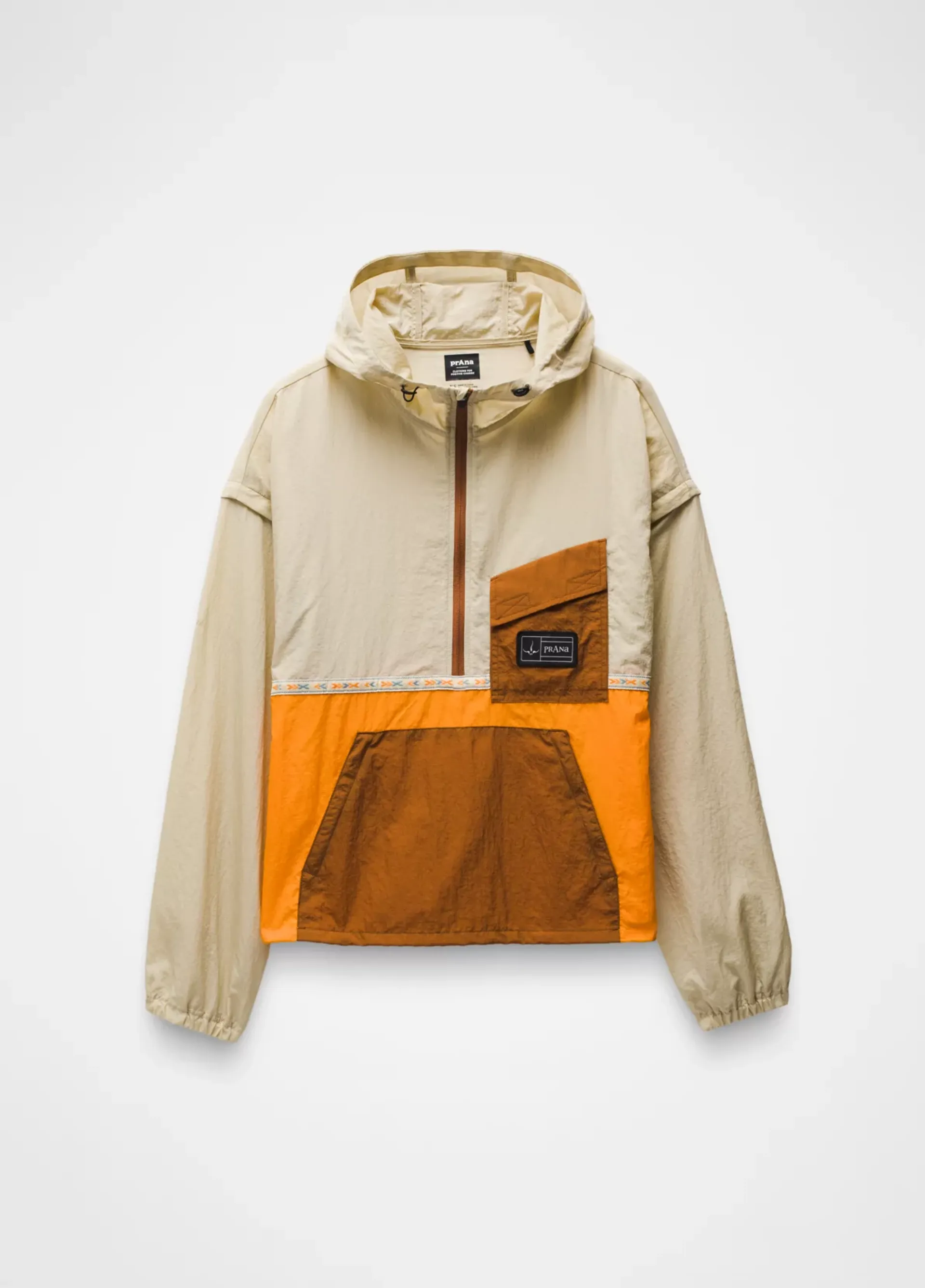 prAna Connector Convertible Jacket Windbreaker Water Cliffside