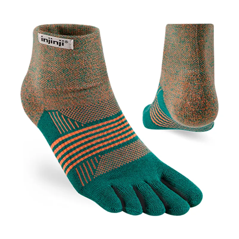 Injinji Trail Midweight Mini-Crew Women's Sock in Tidepool-1