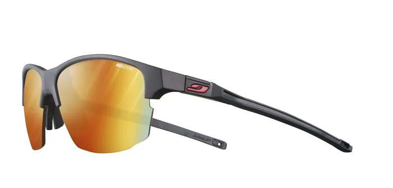 Julbo Split Running Sunglasses with Reactiv Lens in Black / Red 