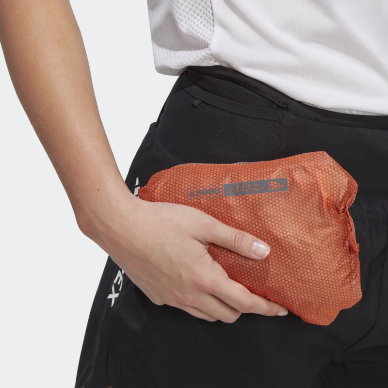 adidas Terrex Agravic Rain Jacket Women's WP Running Jacket in Semi Impact Orange-4