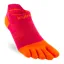 Injinji Run Lightweight No-Show Women's Socks in Chili