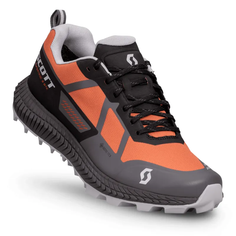 Scott Supertrac 3 GTX Men's Trail Running Shoe in Dark Grey/Braze Orange-5