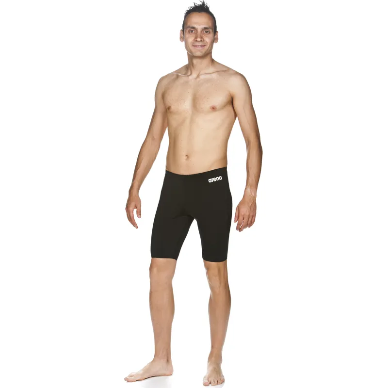 Arena Solid Mens Jammer in Black