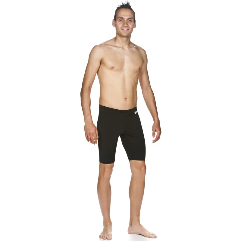 Arena Solid Mens Jammer in Black-1