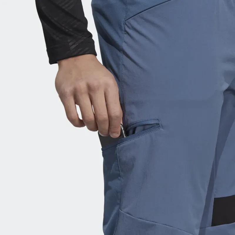 adidas Terrex Men's Techrock Alpine Climbing Tracksuit Bottoms in Wonder Steel-7
