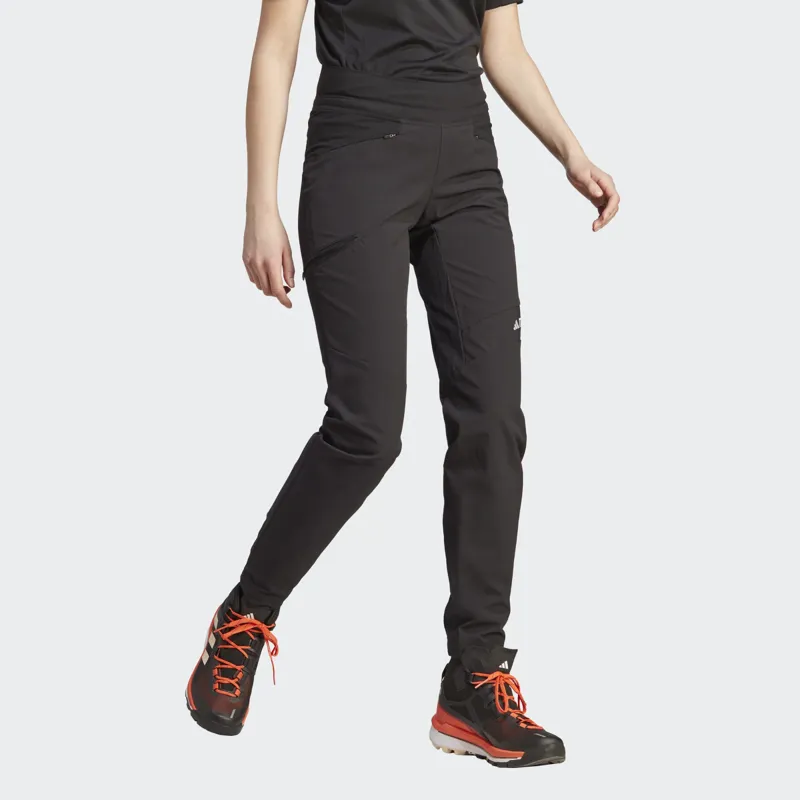 adidas Terrex Women's Techrock Alpine Climbing Pant in Black-1