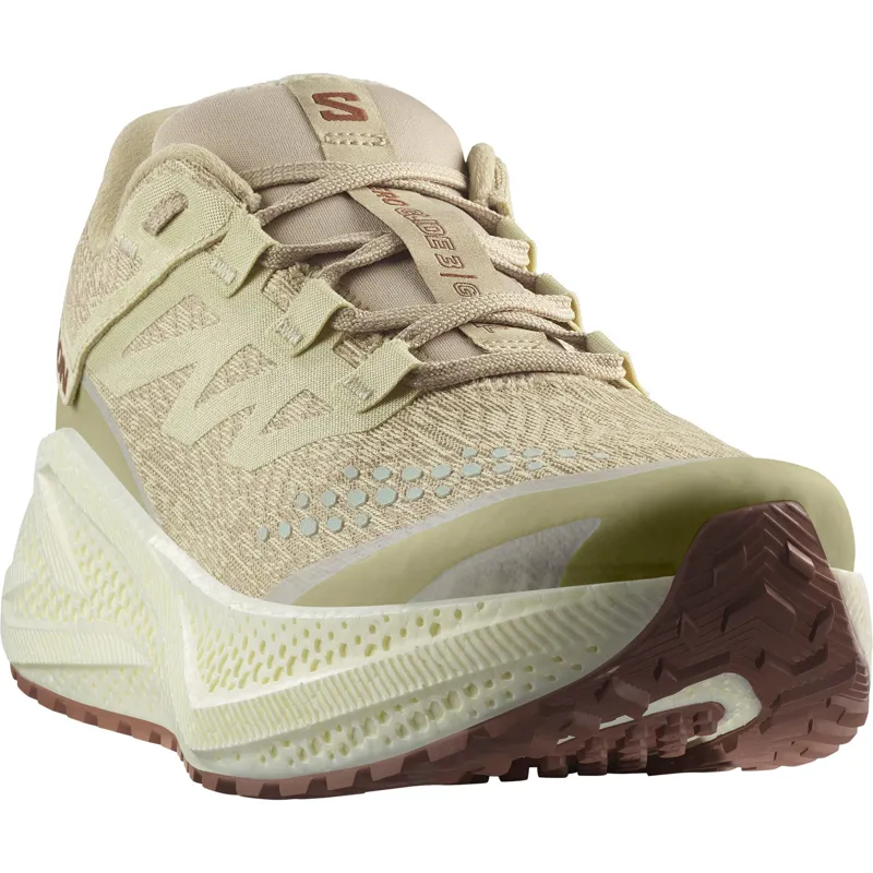 Salomon Aero Glide 3 Men's Gravel Running Shoe in Green Haze/Vanilla Ice/Russet-2