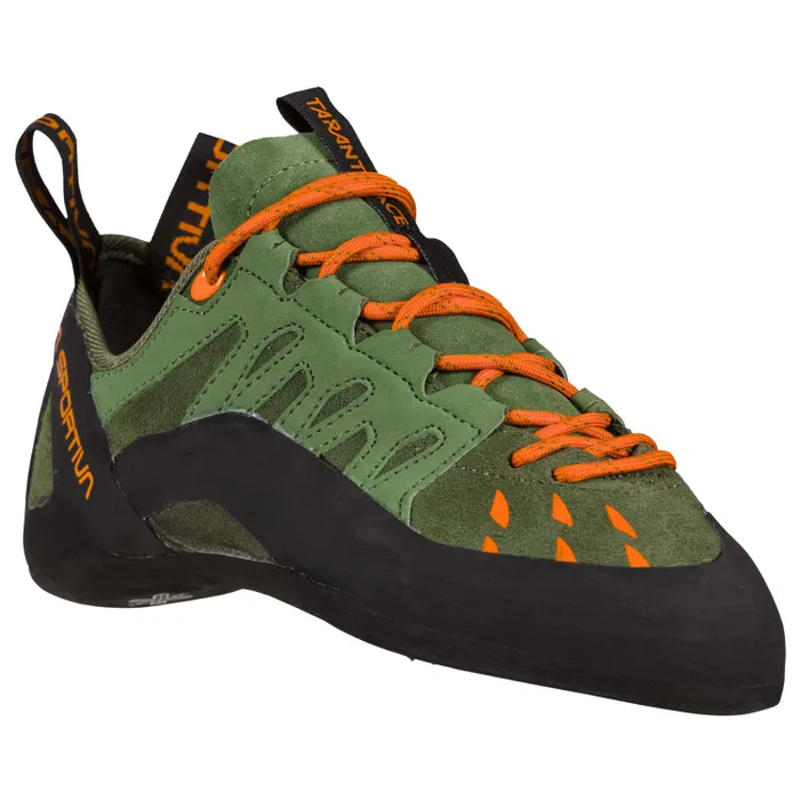 La Sportiva Tarantulace Men's Climbing Shoe in Olive/Tiger-5