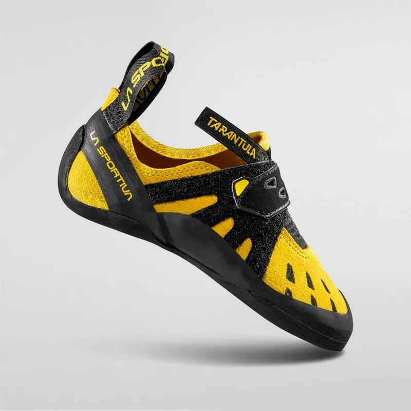 La Sportiva Tarantula Junior Climbing Shoe in Yellow/Black