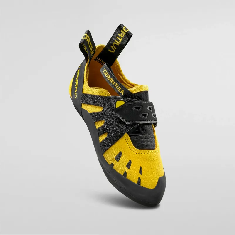 La Sportiva Tarantula Junior Climbing Shoe in Yellow/Black-4