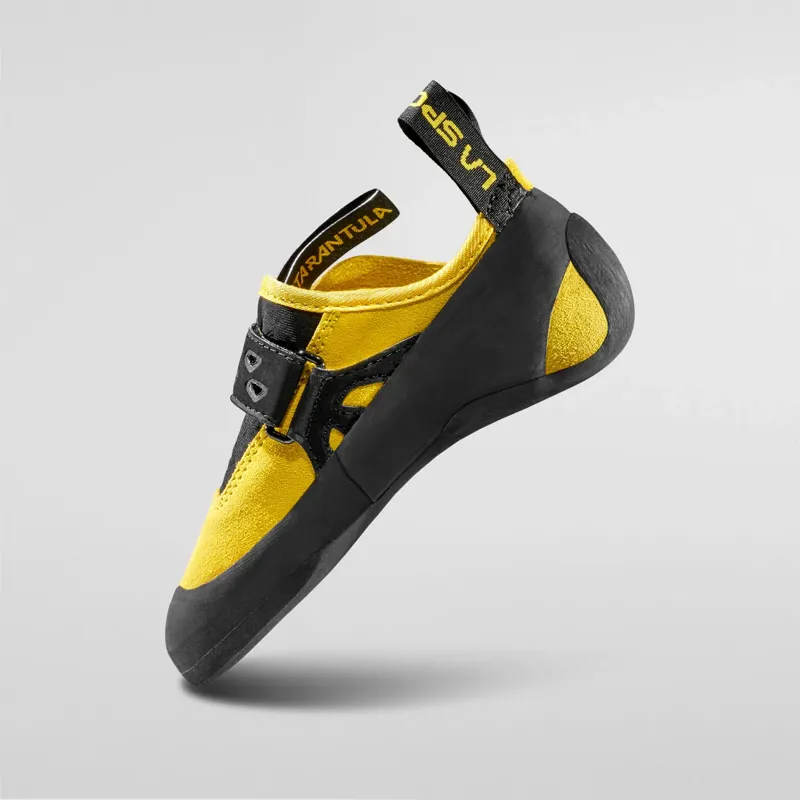 La Sportiva Tarantula Junior Climbing Shoe in Yellow/Black-3