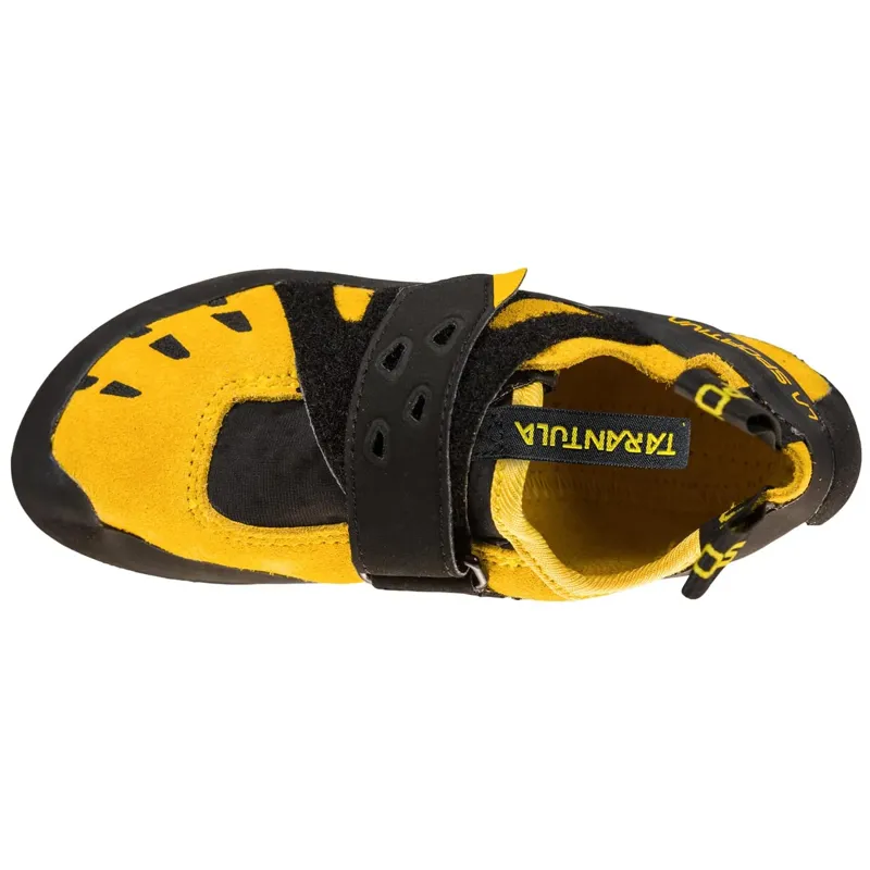 La Sportiva Tarantula Junior Climbing Shoe in Yellow/Black-6