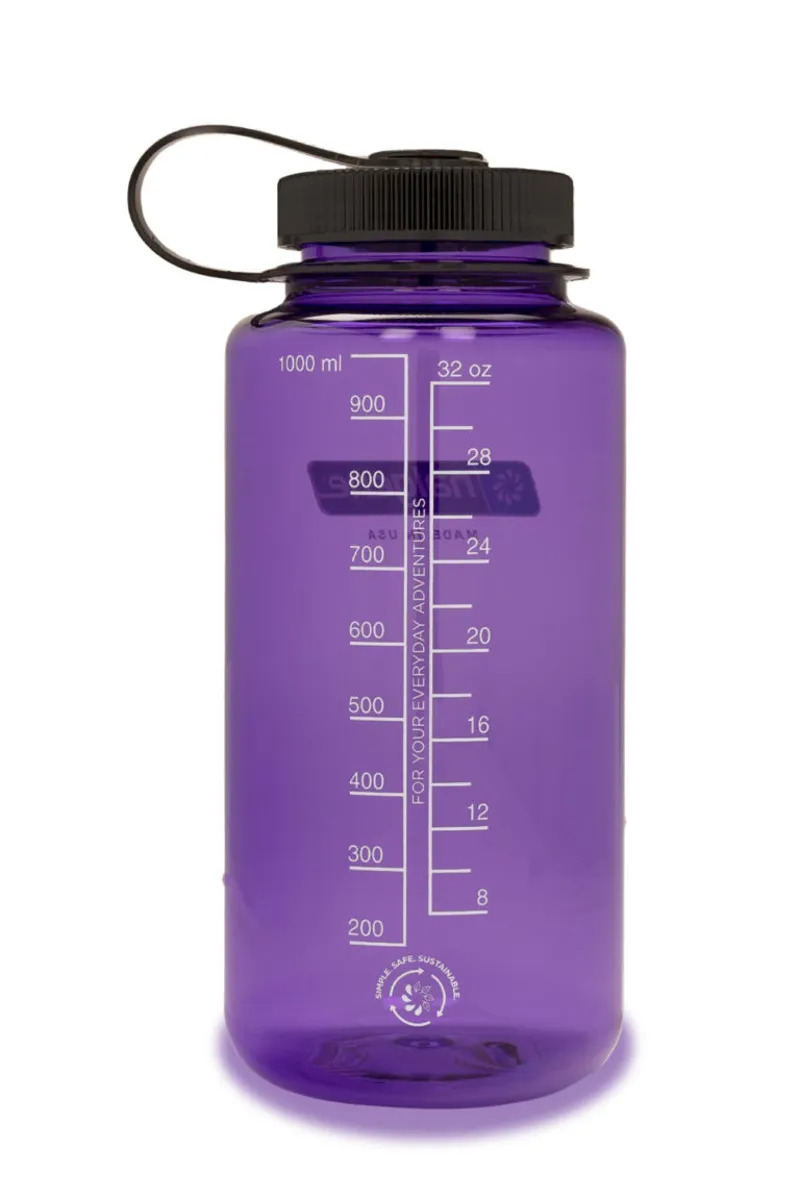 Nalgene Wide Mouth Sustain 1L/32oz Water Bottle in Purple-1