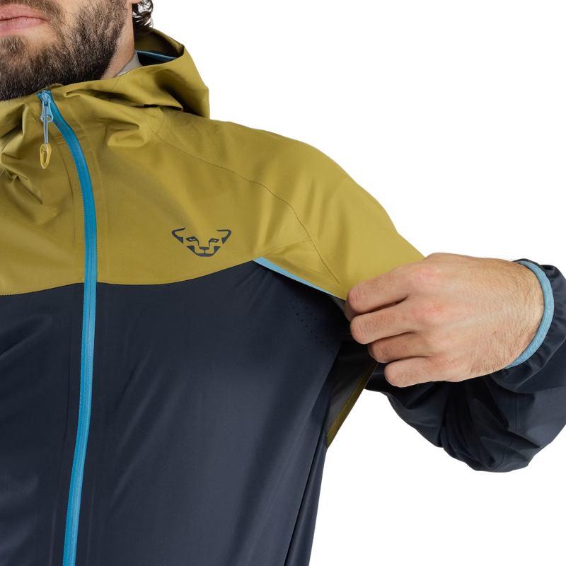 Dynafit Alpine GTX Men's Waterproof Running Jacket in Army-7