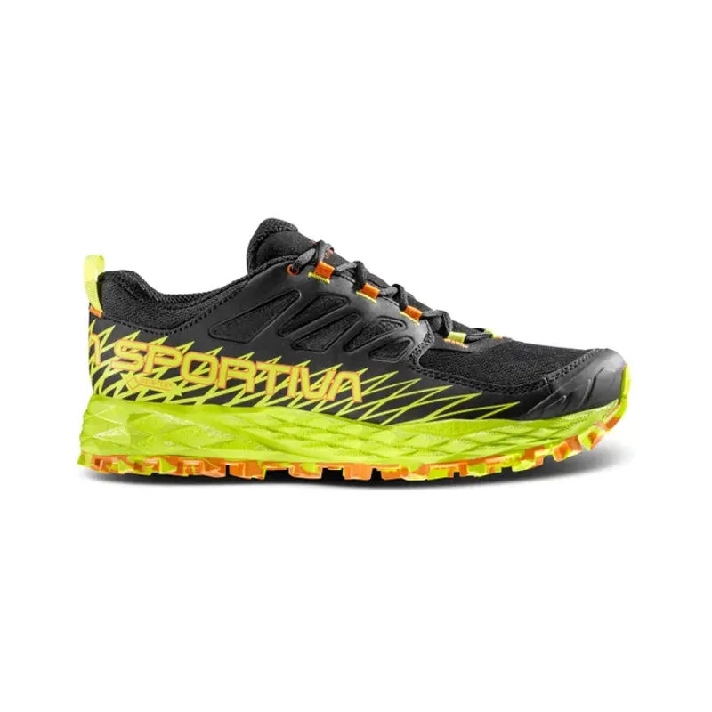 La Sportiva Lycan GTX Men's Trail Running Shoe in Black/Lime Punch