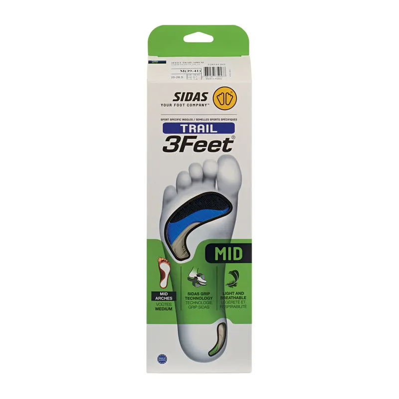 Sidas 3Feet Trail Mid Insoles-5