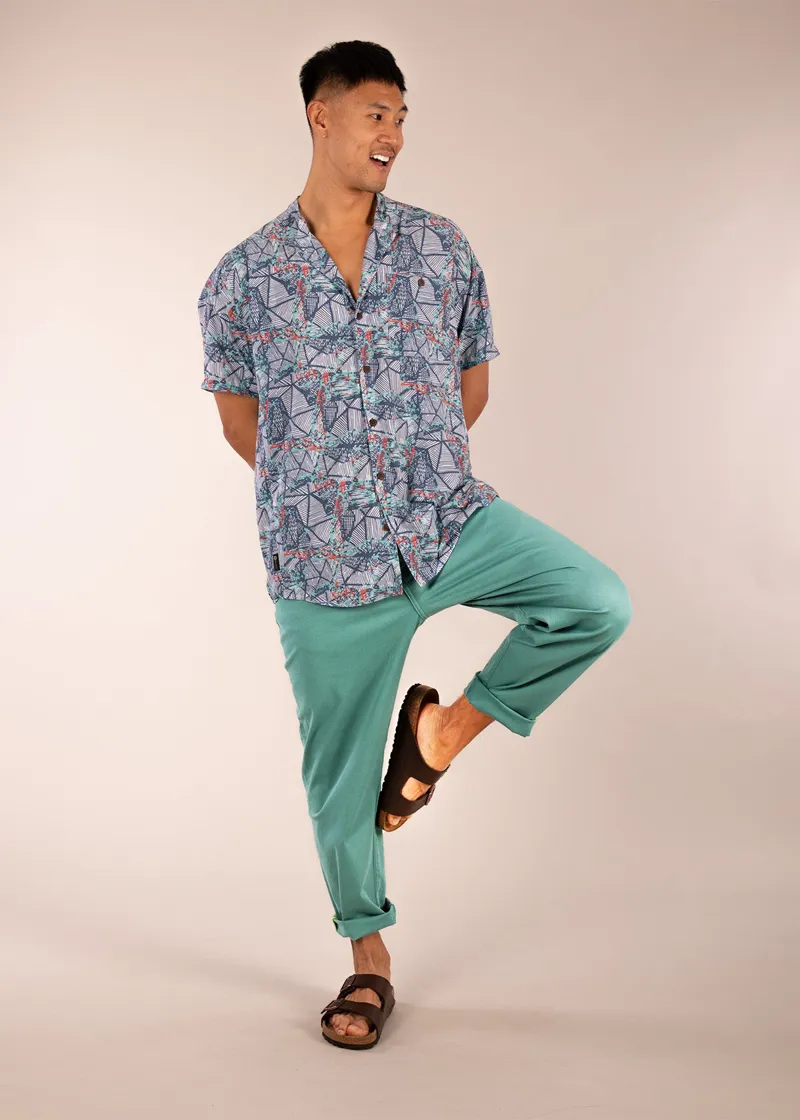 3rd Rock Unisex Desi Shirt in Poseidon -1