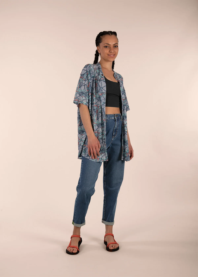 3rd Rock Unisex Gaia Jeans in Denim Wash Mid Indigo-1