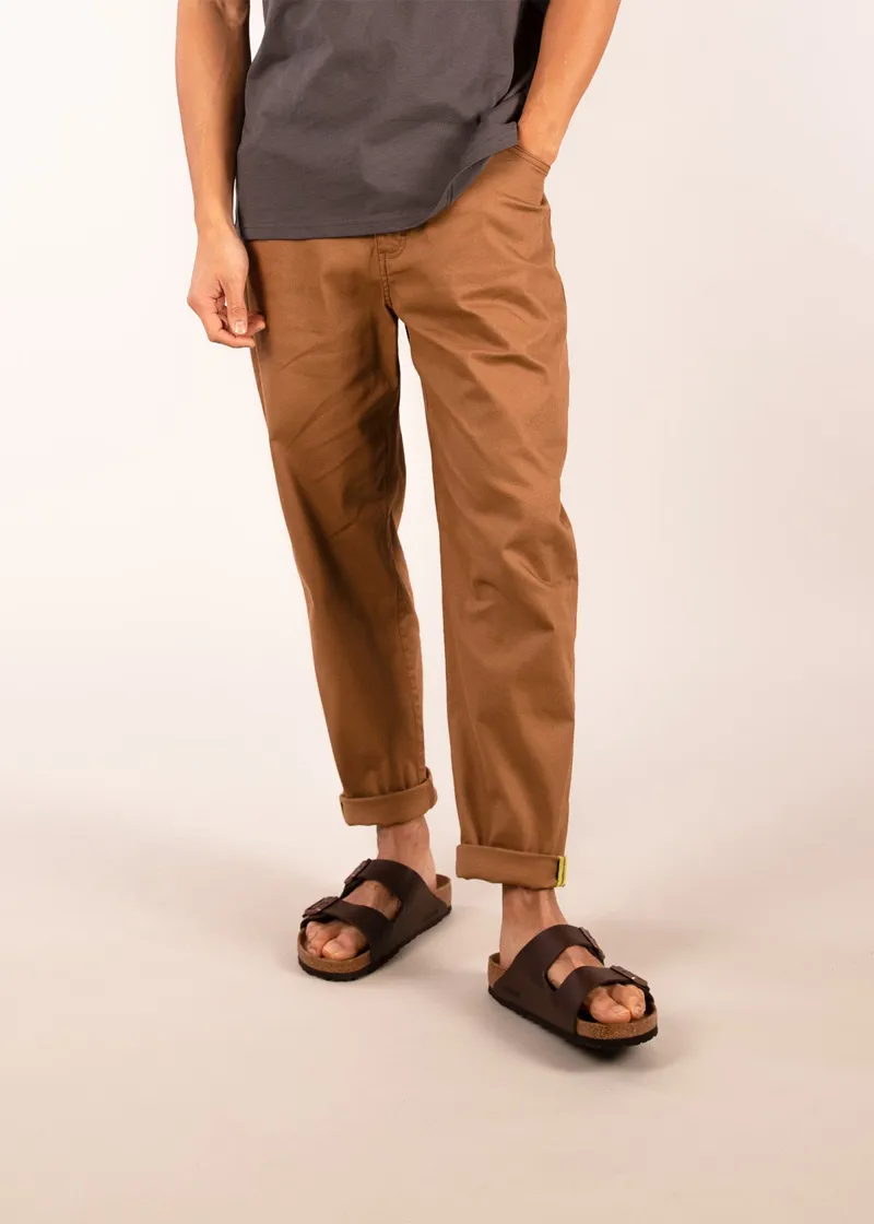 3rd Rock Unisex Gaia Twill Pant in Camel's Arse-2