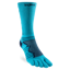 Injinji Ultra Run Crew Socks in Pacific Blue