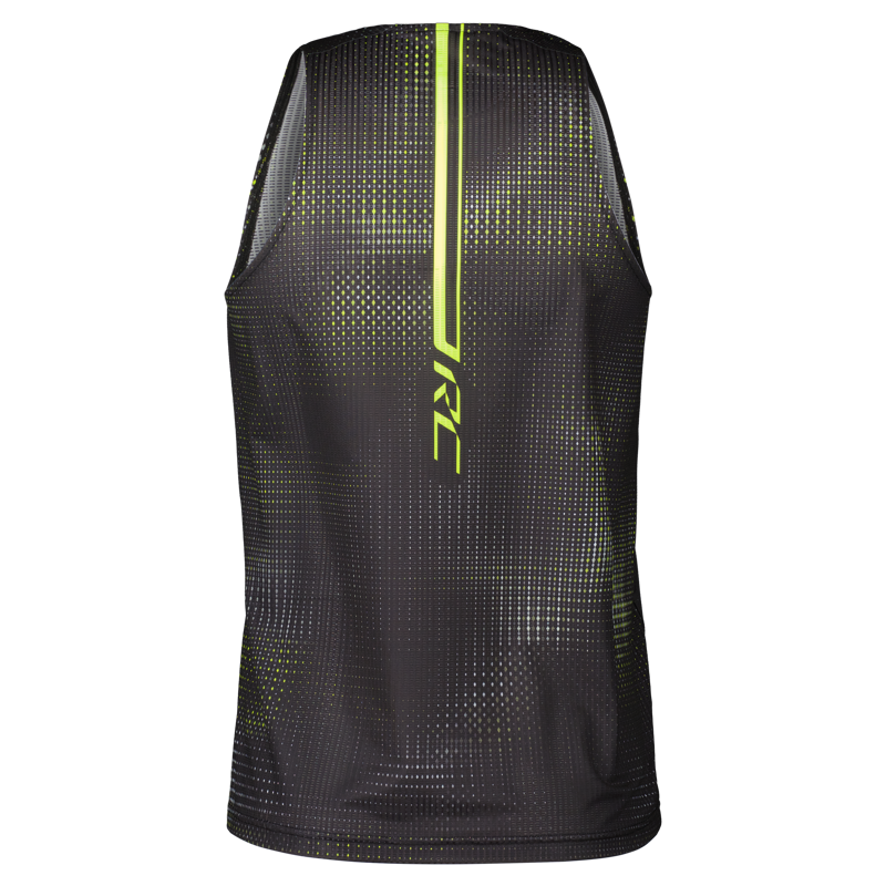 Scott RC Run Men's Running Tank in Black/Yellow-1