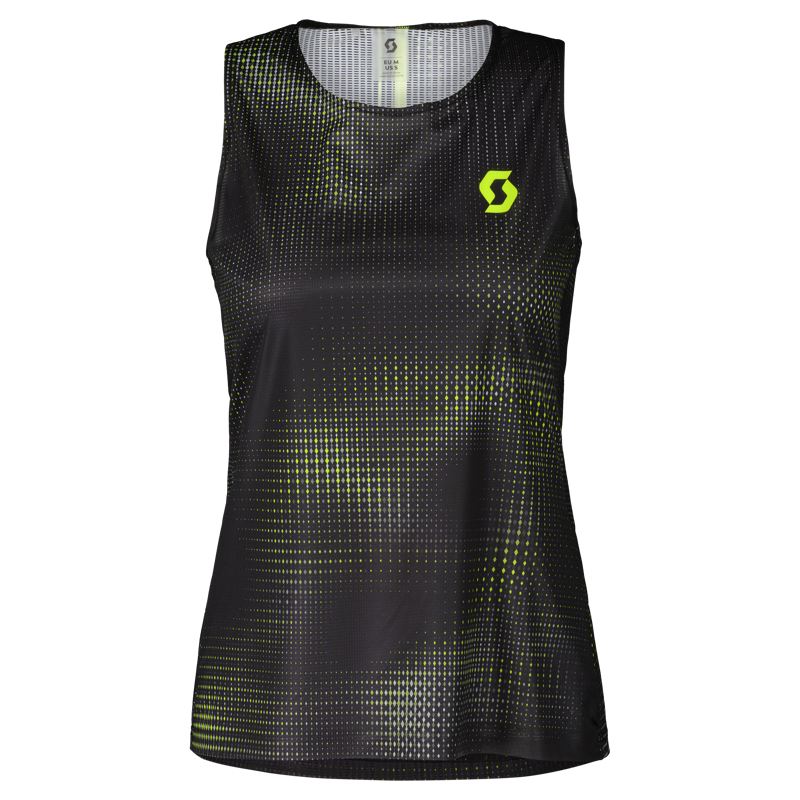 Scott RC Run Women's Running Tank in Black/Yellow
