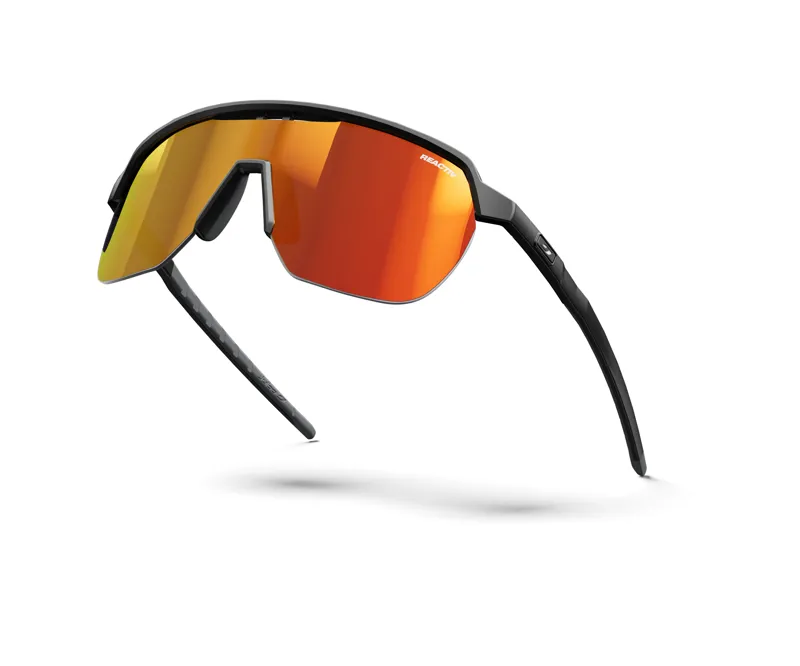 Julbo Frequency Running Sunglasses with Reactiv Lens in Black / Red-4