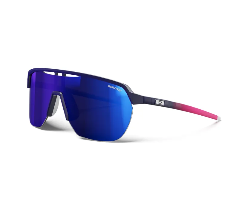 Julbo Frequency Running Sunglasses with Reactiv Lens in Purple / Pink