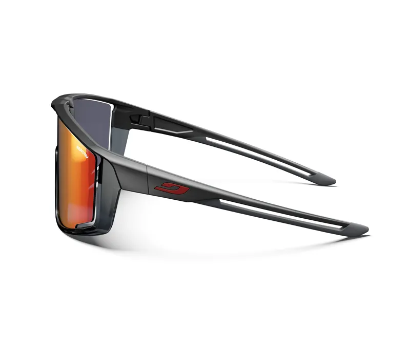 Julbo Fury Running Sunglasses with Reactiv Lens in Black / Red -1