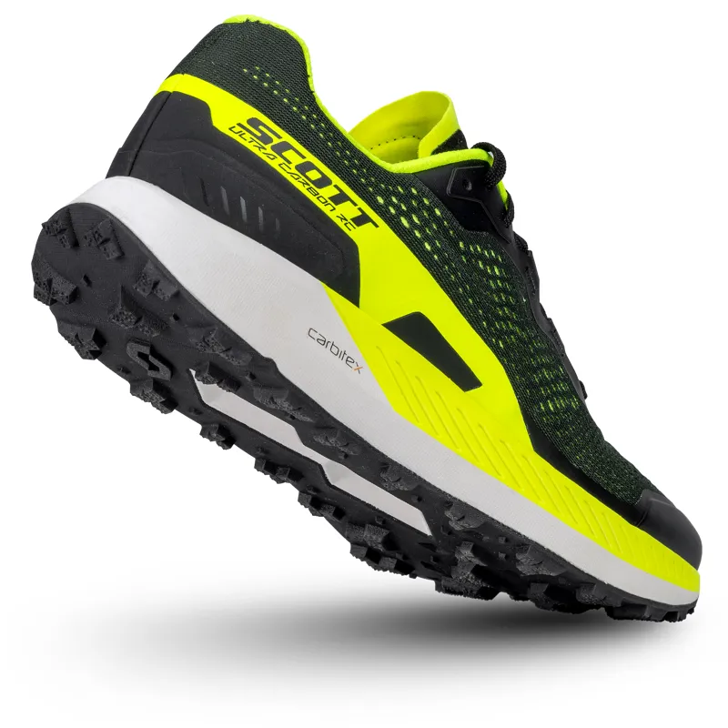 Scott Ultra Carbon RC Men's Trail Running Shoe in Black/Yellow-5
