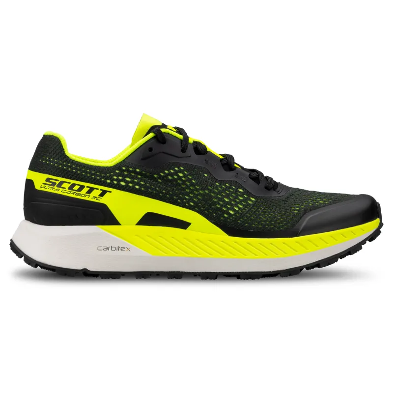 Scott Ultra Carbon RC Men's Trail Running Shoe in Black/Yellow