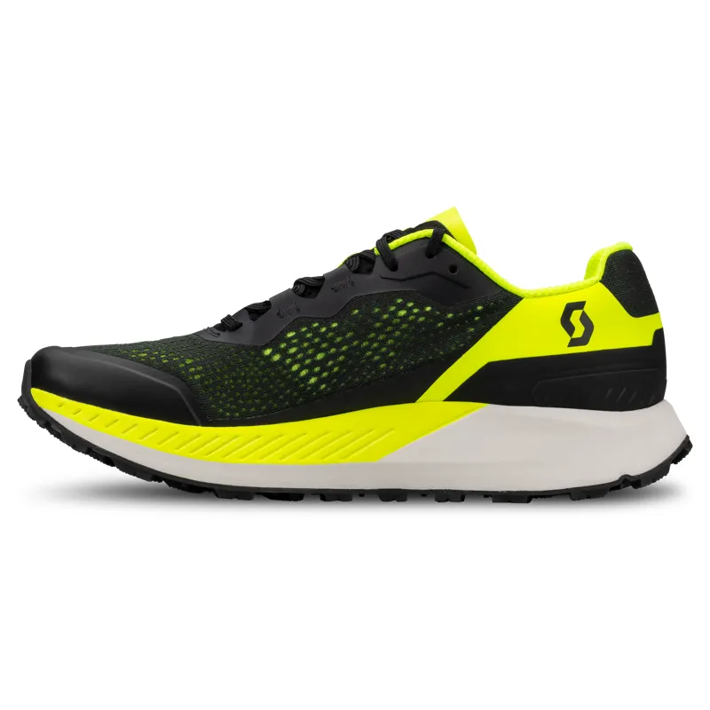 Scott Ultra Carbon RC Men's Trail Running Shoe in Black/Yellow-3
