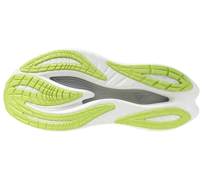 Mizuno Neo Vista 3 Women's Road Running Shoe in White/Flamingo Coral/Lime Pulp-2