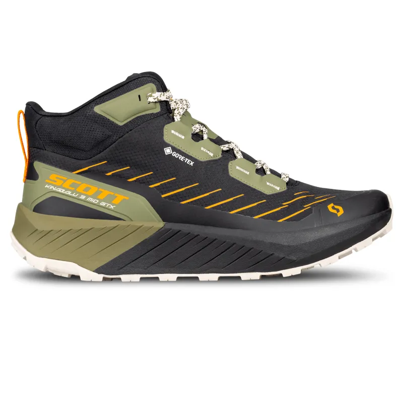 Scott Kinabalu 3 Mid GTX Men's Fast-Hiking Boot in Black/Fir Green