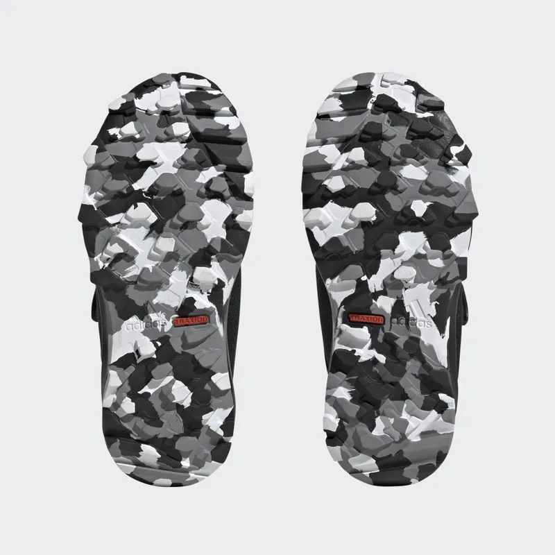 adidas Terrex Agravic Boa Kid's Trail Running/Walking Shoe in Core Black/Cloud White/Grey Three-1