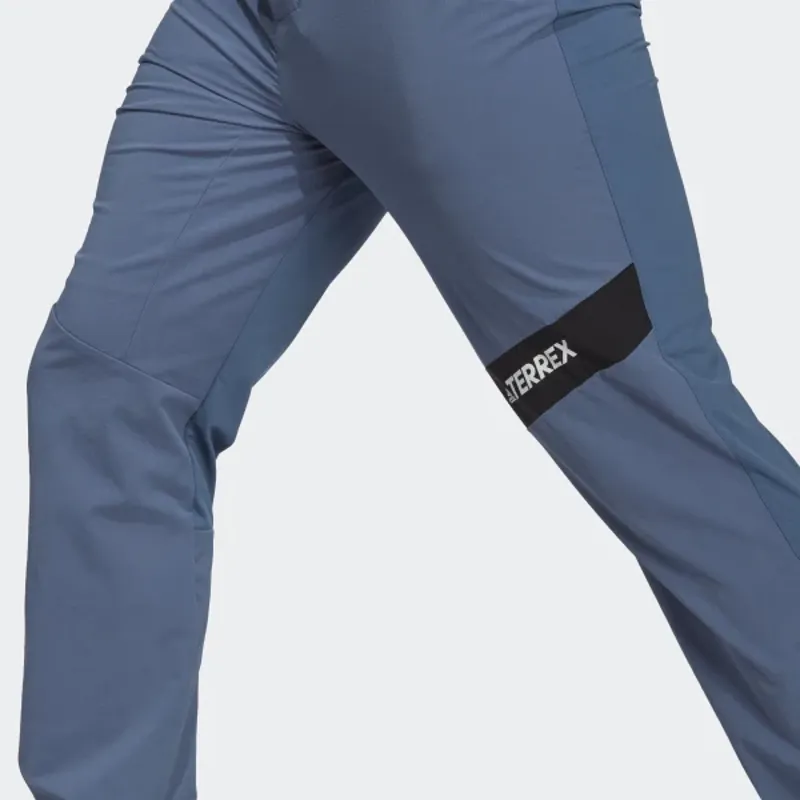 adidas Terrex Men's Techrock Alpine Climbing Tracksuit Bottoms in Wonder Steel-8