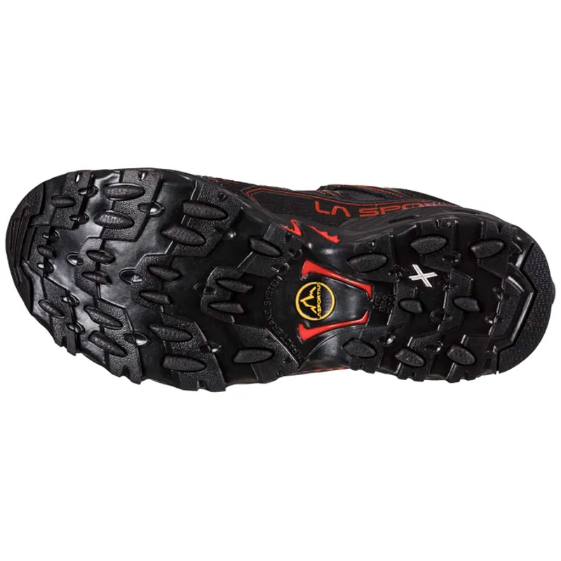 La Sportiva Ultra Raptor II GTX Men's Hiking Shoe in Black/Goji-1