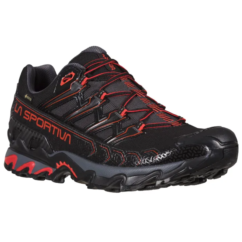 La Sportiva Ultra Raptor II GTX Men's Hiking Shoe in Black/Goji-5