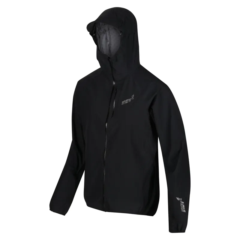 Inov8 Stormshell FZ V2 Men's Waterproof Running Jacket in Black-4
