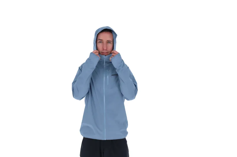Inov8 Stormshell FZ V2 Men's Waterproof Running Jacket in Blue Grey-2
