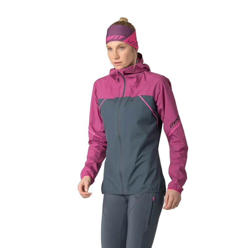 Dynafit Alpine 3L Women's Waterproof Jacket in Magenta-2