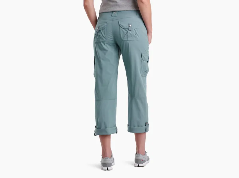 Kuhl Splash Roll-Up Women's Trouser in Eucalyptus-1