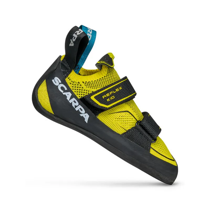 Scarpa Reflex Kid Climbing Shoe in Yellow/Black